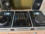 Pioneer DJ-set: 2x CDJ-2000 + DJM-900 Nexus incl. flightcase, Ophalen, Gebruikt, Dj-set, Pioneer