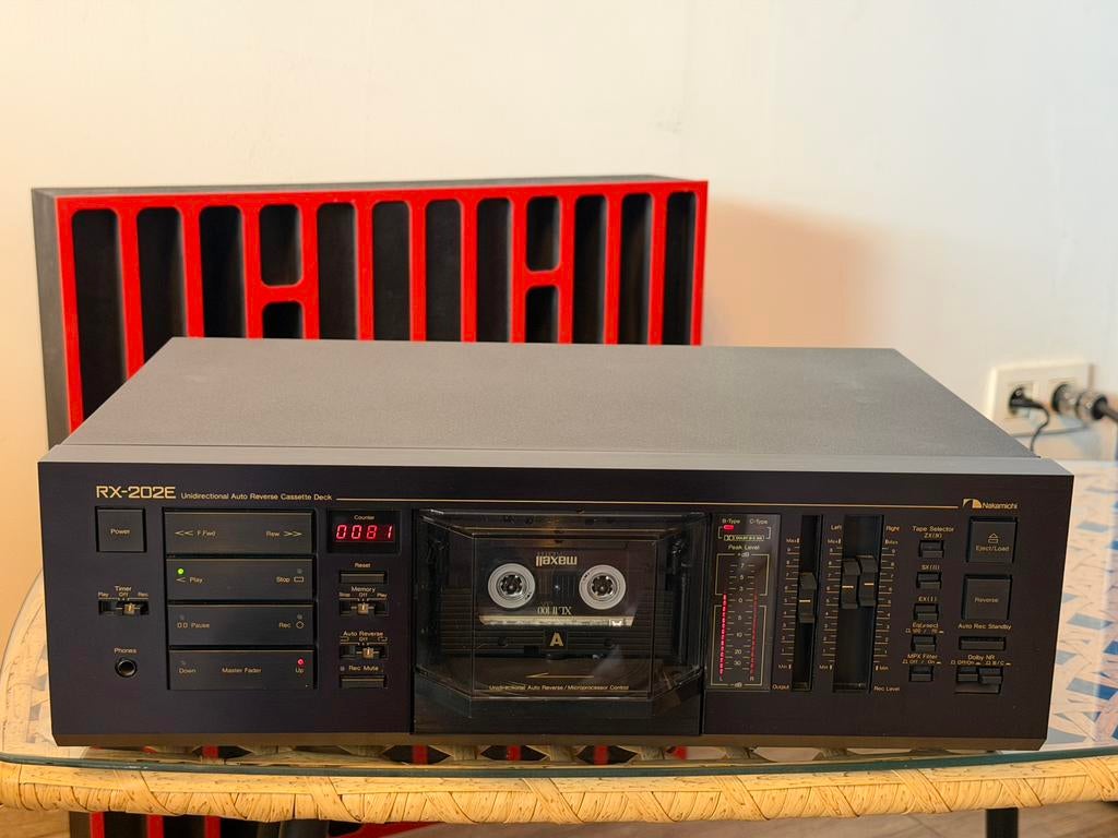 Nakamichi rx-202e, Audio, Tv en Foto, Cassettedecks, Ophalen of Verzenden, Overige merken