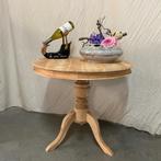Bijzettafel / Wijntafel - 80 cm rond - teakhout - TTM Wonen, TTM Wonen, Meubels – (Perzische) Tapijten en Woonaccessoires, Taag 63, 2491 CS, Den Haag (Forepark)