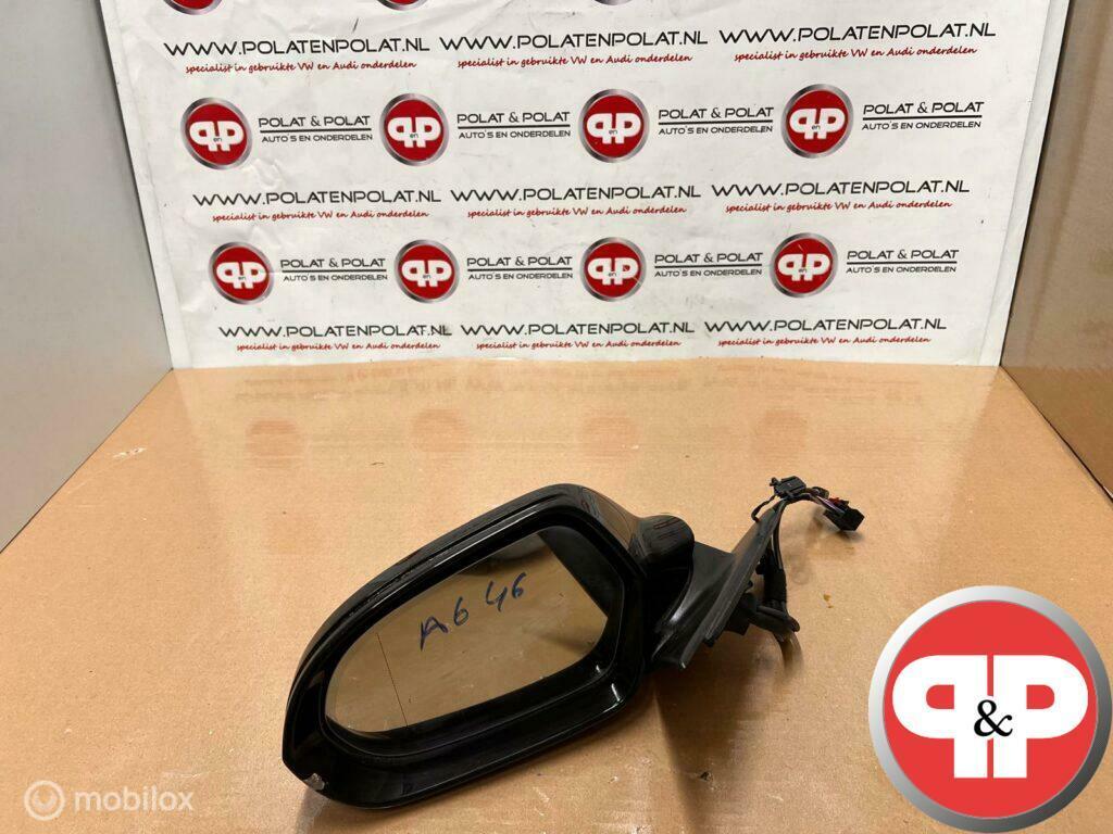 Audi A6 4G Spiegel Links Elektr Inklapbaar Zwart, Auto-onderdelen, Spiegels