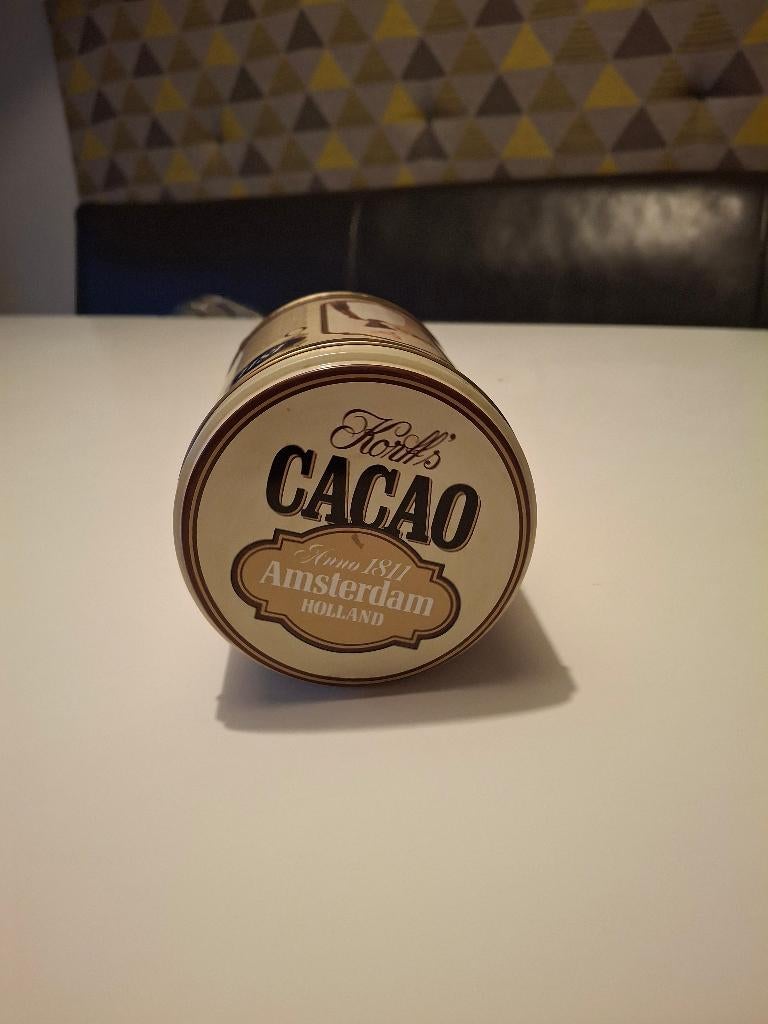 Blik Korff's Cacao, Ophalen of Verzenden, Gebruikt, Overige
