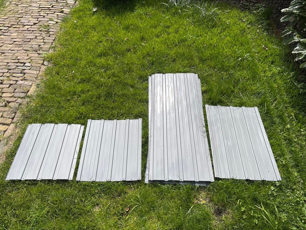 Lichtmetalen golfplaten, Ophalen, Golfplaat, Metaal, Grijs