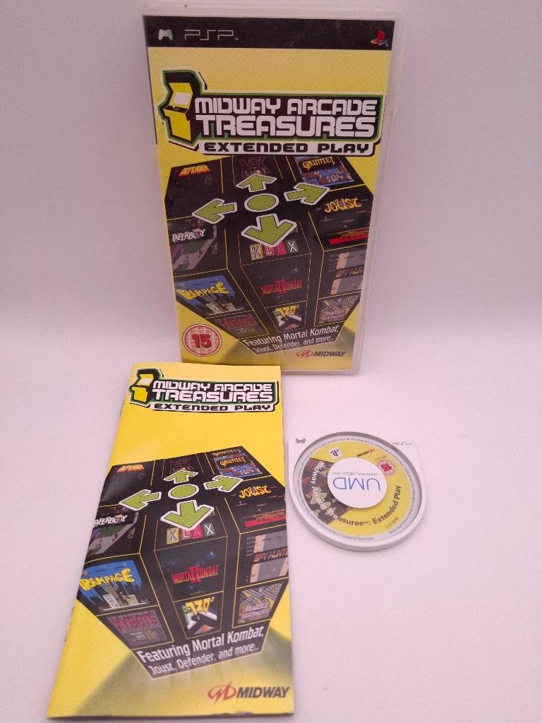 Midway Arcade Treasures extended play psp, Avontuur en Actie, 1 speler, Ophalen of Verzenden, Zo goed als nieuw
