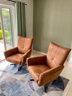 2 Design Cordoba draaifauteuils in leer, Ophalen, Gebruikt, Leer, Design