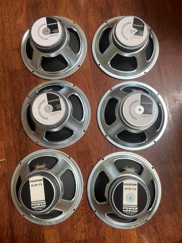 Celestion G12T-75 12” gitaar speakers, Overige merken, Gebruikt, Overige typen, Ophalen of Verzenden