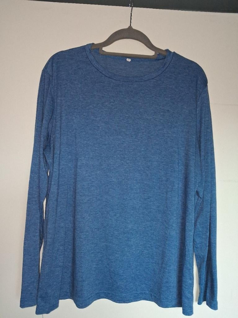 Longsleeve blauw, maat XXL, Blauw, Maat 46/48 (XL) of groter, Ophalen of Verzenden, Zo goed als nieuw