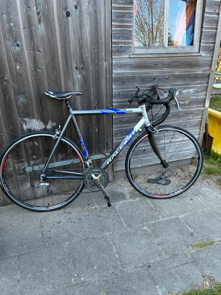 Raleigh Team Raleigh racefiets - Shimano 105 - 59cm, Fietsen en Brommers, Fietsen | Racefietsen, Zo goed als nieuw, Heren, Overige merken