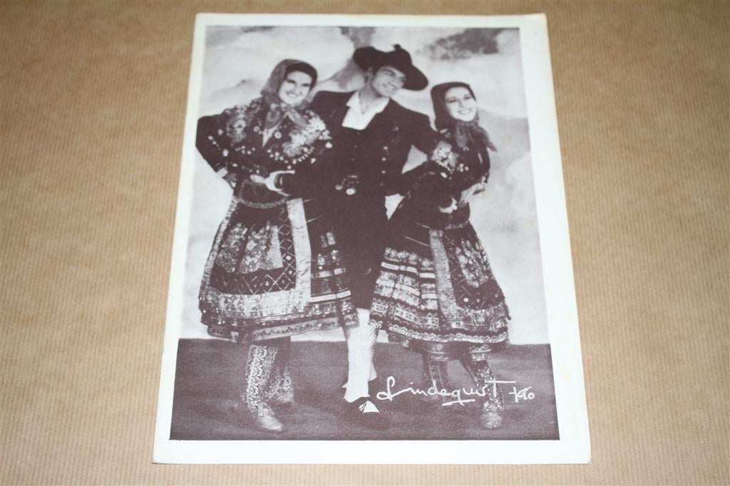 Zeldzaam programma - Ballet Espagnol José Greco 1950 !!, Ophalen of Verzenden, Zo goed als nieuw, Ballet of Musical