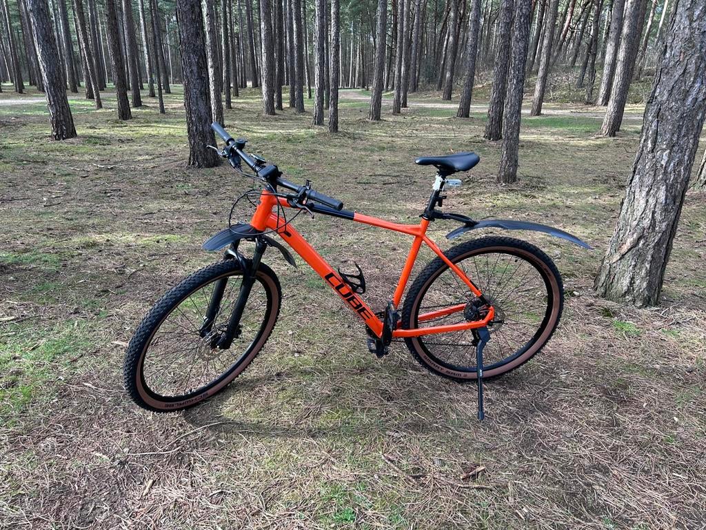 CUBE ATTENTION FIREORANGE/BLACK XXL HEREN, Fietsen en Brommers, Fietsen | Mountainbikes en ATB, Ophalen, Zo goed als nieuw, Heren