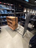 Industrieel kledingrek met vakkenkast, Ophalen of Verzenden