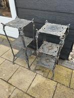 Set van 2 Brocante Plantentafels van Gietijzer, Ophalen
