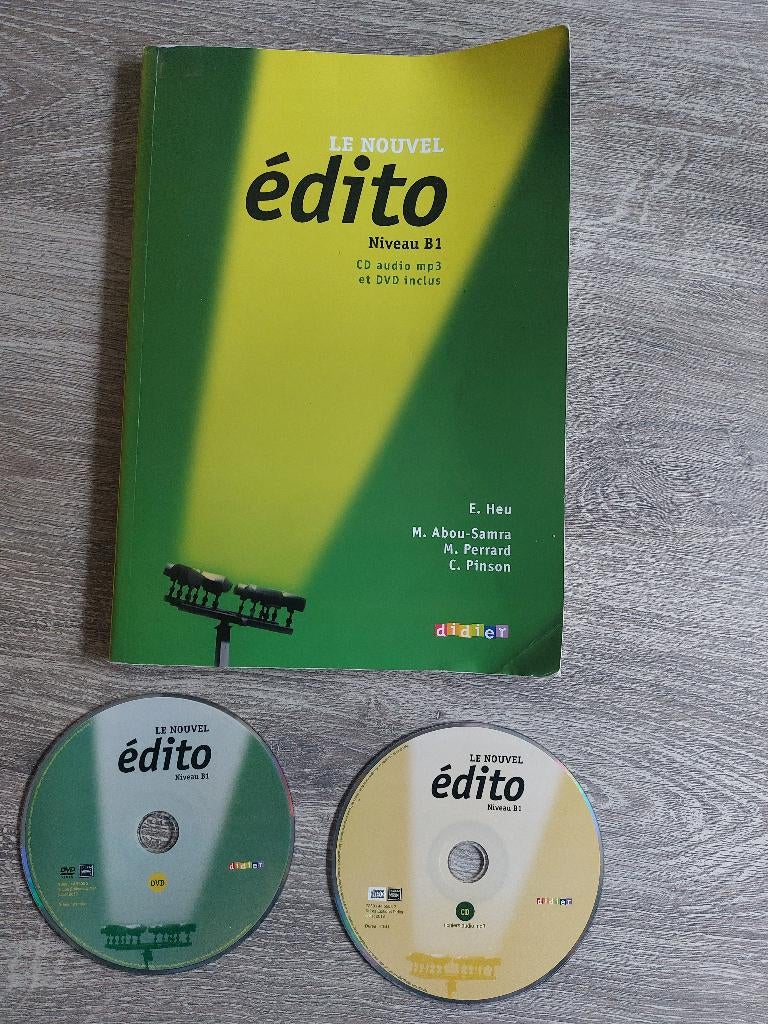 Le nouvel édito niveau B1 CD DVD E. Heu ISBN 9782278072699, Boeken, Gelezen, Frans, VWO, Élodie Heu