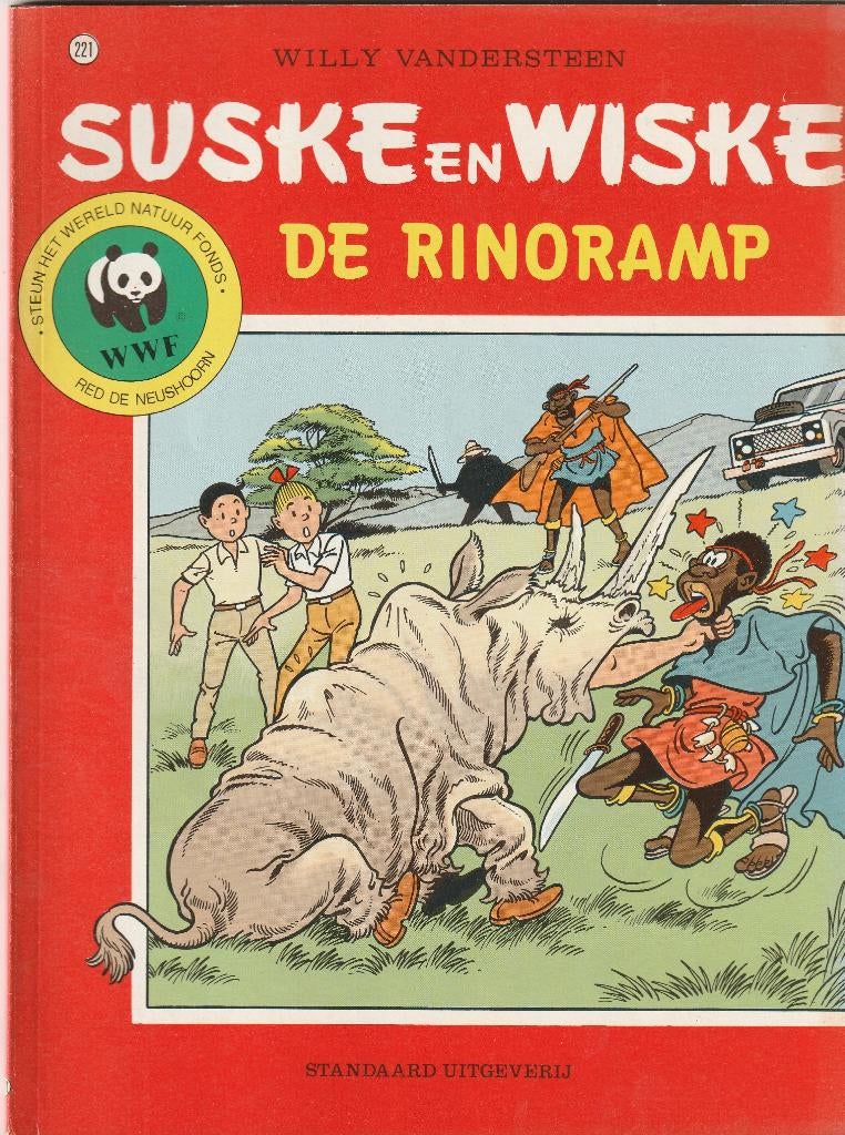 Suske en wiske 221 de rinoramp, Eén stripboek, Ophalen of Verzenden, Zo goed als nieuw