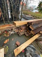 Vuren houten balken, Doe-het-zelf en Verbouw, Hout en Planken, Ophalen of Verzenden, Zo goed als nieuw, Balk, Vuren