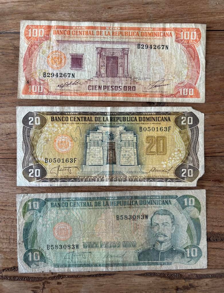 Bankbiljetten Dominicaanse Republiek, Ophalen of Verzenden, Noord-Amerika