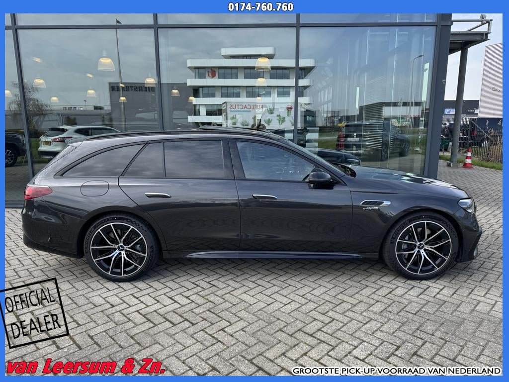 Mercedes-Benz E-Klasse Estate AMG 53 4MATIC+ | Pano | Burmes, Auto's, Mercedes-Benz, Automaat, Gebruikt, Zwart, Zwart