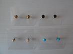 4 Paar steekoorbellen nog nieuw, Ophalen of Verzenden, Nieuw, Goud, Overige materialen
