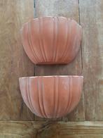 Terracotta muurhangers, Ophalen of Verzenden, Rond, Steen, Minder dan 30 cm