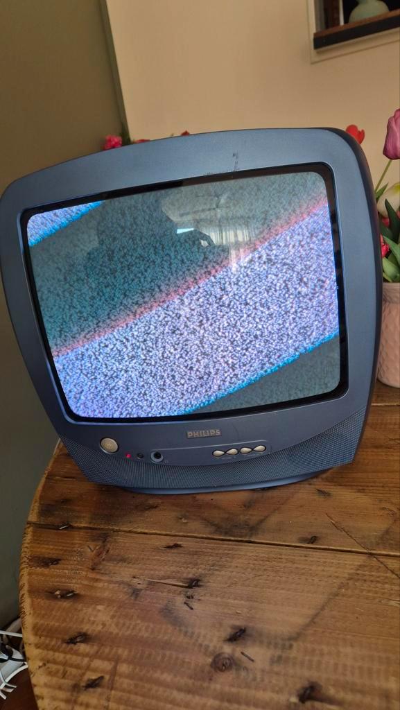 Philips CRT televisie 14PT  Retro gaming TV, Audio, Tv en Foto, Vintage Televisies, Gebruikt, Minder dan 40 cm, Philips, Ophalen