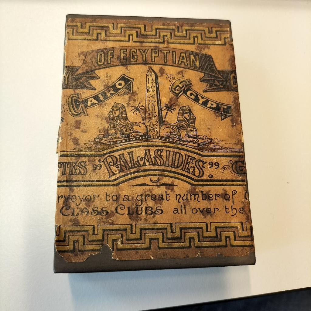 Oude sigarettendoos Cairo of Egyptian Palisades, Ophalen of Verzenden, Gebruikt