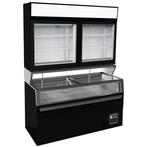 Wandvriezer schuifdeksel + glasdeuren 1,5 jaar oud, Ophalen, Gebruikt, Koelen en Vriezen