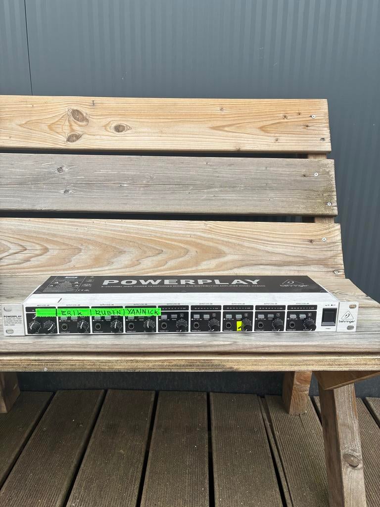 Behringer Powerplay H8000 V2 Hoofdtelefoonversterker, Ophalen of Verzenden, Zo goed als nieuw, Overige typen