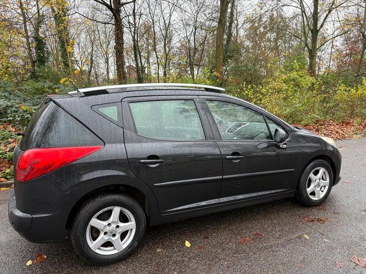 Peugeot 207 1.6 VTi 16V 120pk Aut. 2008 Zwart, Auto's, Peugeot, Bedrijf, Benzine, C, Stationwagon, Automaat, Geïmporteerd, Zwart