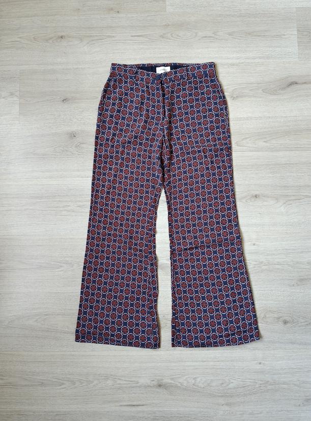 Luchtige pantalon – Ottod’Ame maat 34, Blauw, Maat 34 (XS) of kleiner, Lang, Gedragen