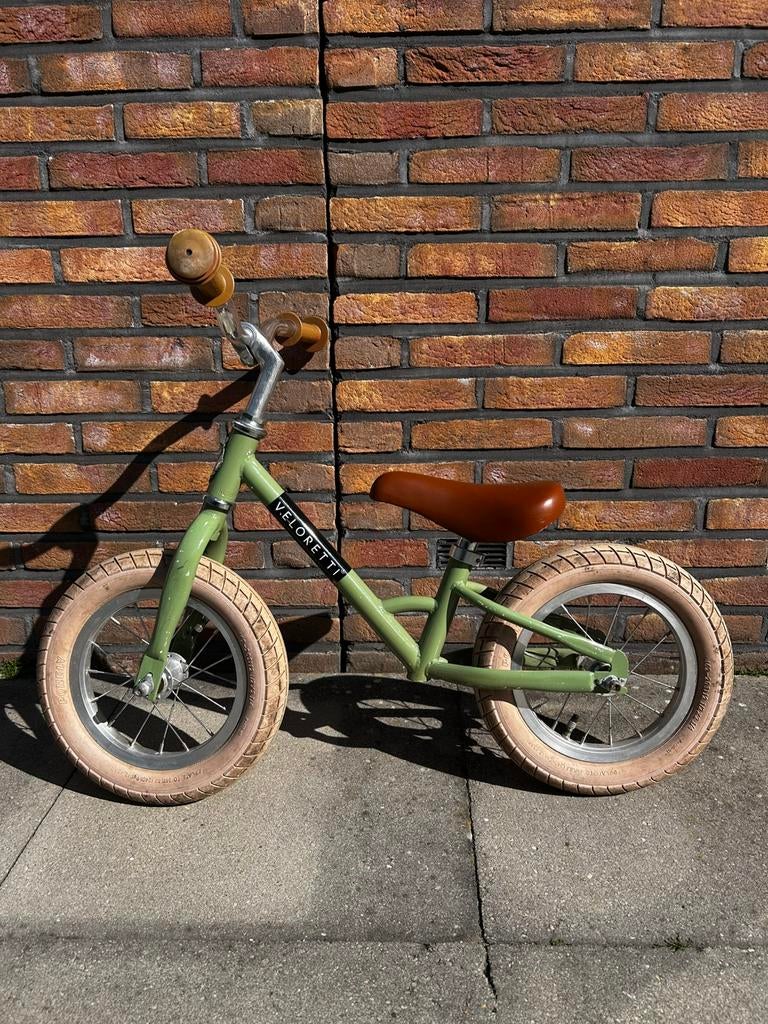 Veloretti loopfiets Desert Moss, Ophalen, Zo goed als nieuw, Minder dan 16 inch