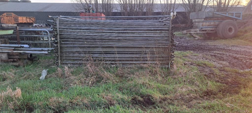 Bouwhekken plus voet, Ophalen, Gebruikt, IJzer, Overige typen