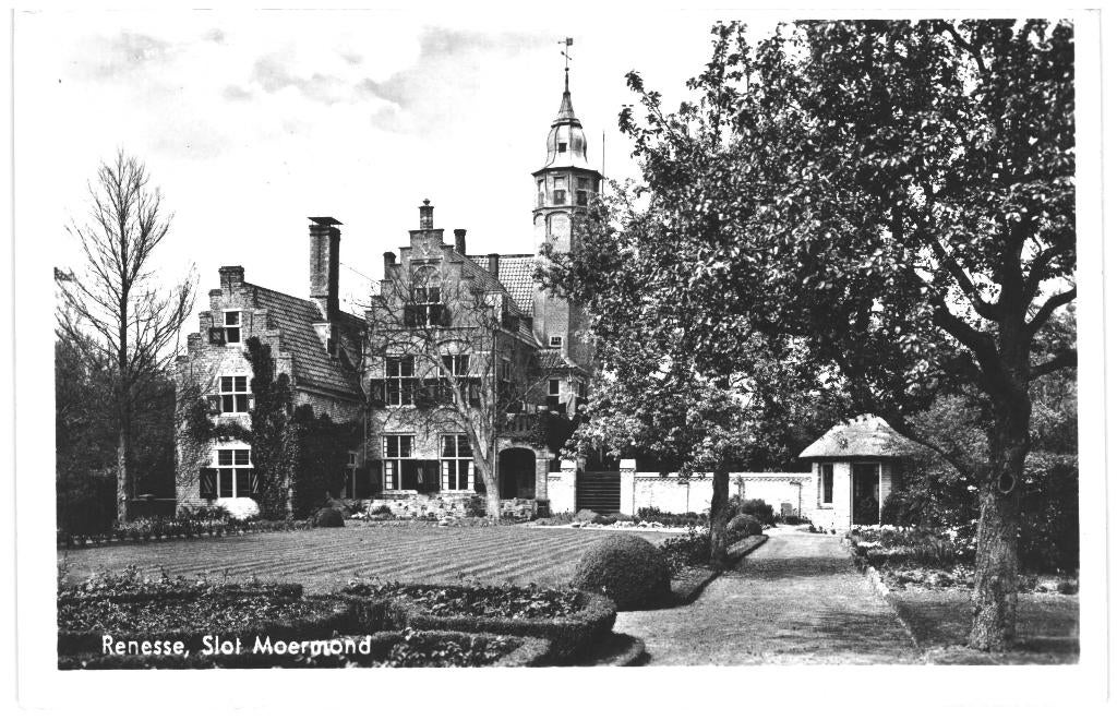 992414 Renesse 1962 Slot Moermond Nette kaart onbeschreven, Ophalen of Verzenden, 1960 tot 1980, Ongelopen, Zeeland