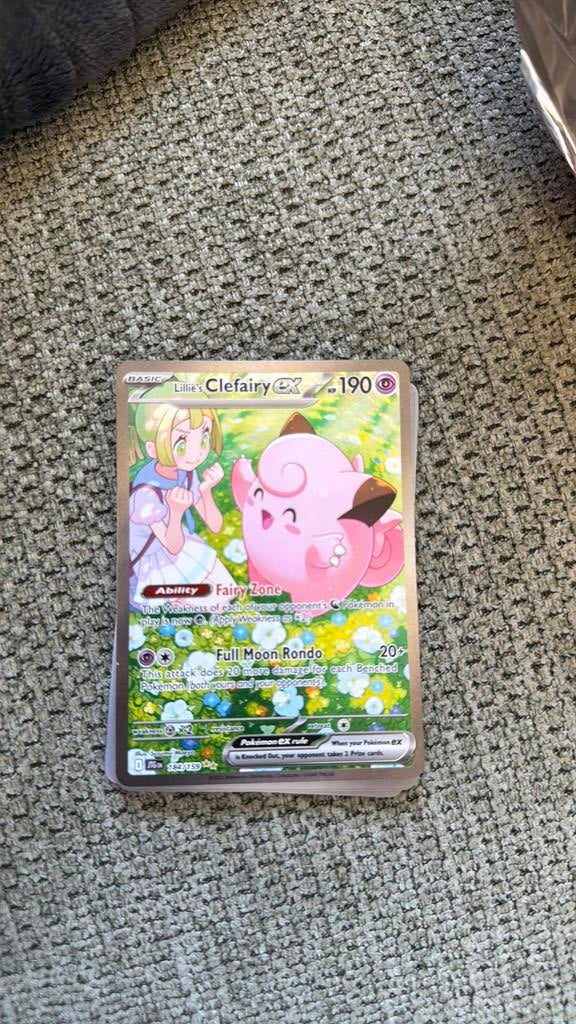 pokemonclefairy ex, Ophalen of Verzenden, Nieuw, Losse kaart
