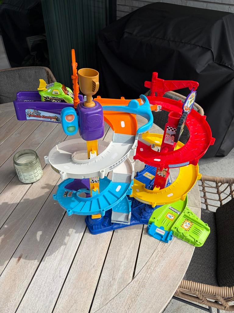 VTech Toet Toet Auto's Tornado Stuntpark, Ophalen of Verzenden, Zo goed als nieuw