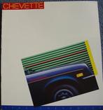 Chevrolet Chevette 1986 groot formaat brochure USA, Verzenden, Zo goed als nieuw, Chevrolet