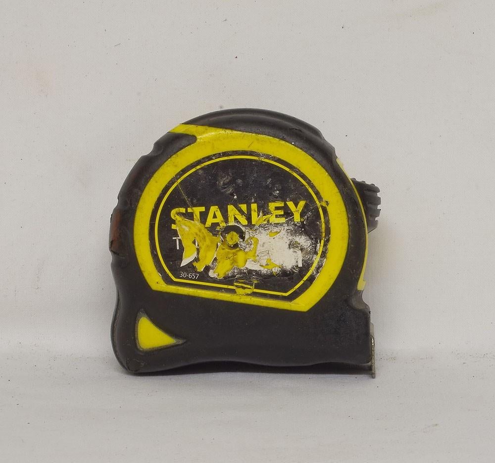 Oude Stanley rolmaat, 5 meter., Antiek en Kunst, Antiek | Gereedschap en Instrumenten, Ophalen of Verzenden