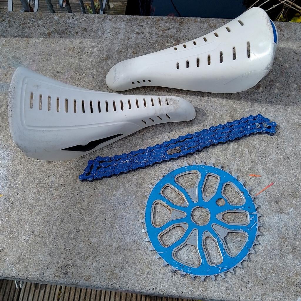 Oldschool BMX onderdelen (ook los tekoop!), Fietsen en Brommers, Fietsen | Crossfietsen en BMX, Ophalen of Verzenden, Gebruikt