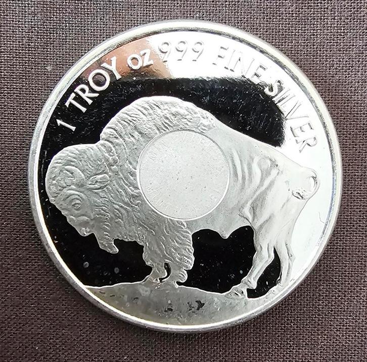 Buffalo Silver Round, 1 Troy Oz., Postzegels en Munten, Edelmetalen en Baren, Zilver, Ophalen of Verzenden