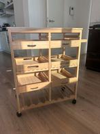 Keukentrolley sklum/mrbamboe, Ophalen, Bruin, 50 tot 100 cm, Zo goed als nieuw