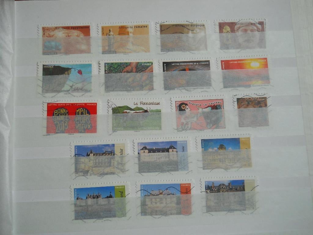 Frankrijk 2007/2021 Autoadhesifs 18 uit Yv.104-1968 gest., Postzegels en Munten, Postzegels | Europa | Frankrijk, Gestempeld, Ophalen of Verzenden