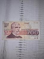 Bulgarije 200 Leva bankbiljet 1992 - Ivan Vazov, Ophalen of Verzenden, Bulgarije
