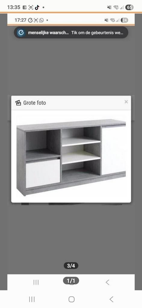 Dressoir, Ophalen of Verzenden, 25 tot 50 cm, Minder dan 100 cm