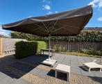 Prachtige Solero Maestro Pro parasol 4x4 meter horecaparasol, Ophalen, Zo goed als nieuw, 3 tot 4 meter, Stokparasol