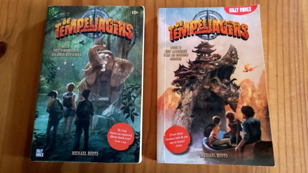 Michael Reefs,De Tempeljagers, boek 1 en 2, Ophalen of Verzenden, Zo goed als nieuw, Michael Reefs