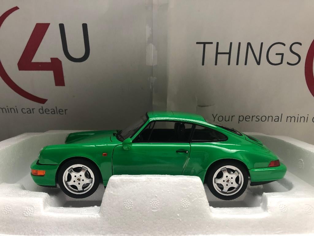 Norev 1:18 Porsche 911 (964) Carrera 4 Coupe 1990 Signal, Ophalen of Verzenden, Nieuw, Auto, Norev
