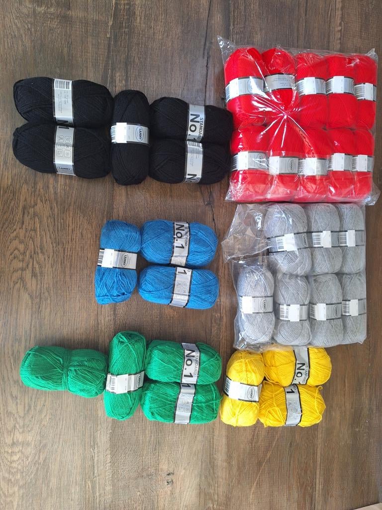 32 bollen Lammy yarns, Hobby en Vrije tijd, Breien en Haken, Ophalen of Verzenden, Nieuw, Breien of Haken, Wol of Garen