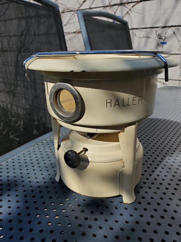 Haller olie kookstel, Antiek en Kunst, Antiek | Emaille, Ophalen