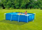 Intex rechthoekig zwembad 260x160x56 met pomp en skimmer, Tuin en Terras, Zwembaden, Ophalen, Gebruikt, Minder dan 80 cm, Minder dan 200 cm