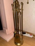 Openhaard set / kachel bestek set, Ophalen, Zo goed als nieuw, Vrijstaande haard, Houthaard