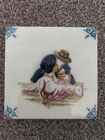 Tegel Koninklijke Tichelaar Makkum schaapscheerder, Ophalen of Verzenden