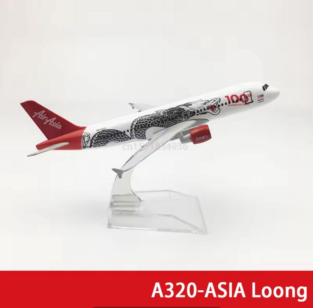 Air Asia Airbus A320 vliegtuig schaalmodel, Ophalen of Verzenden, Nieuw, Schaalmodel